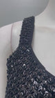 Classic Black Pre-Stitched Saree with Sequin Embellished Blouse – Contemporary Indian Party & Festive Wear