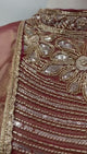 Vintage Rose Antique Gold Halter Palazzo Set