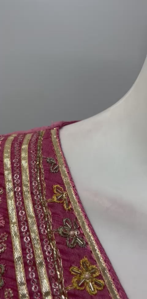 Dusty Rose Mustard Gold Kurta Set