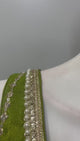 Olive Green Silver Jewel Palazzo Set