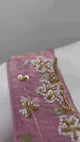 Dusty Rose Gold Embroidered Palazzo Dupatta Set