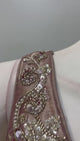 Rose Taupe Antique Gold Jewel Palazzo Set