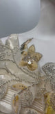 Ivory Champagne Pleated Lehenga Set