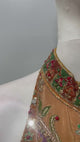 Mustard Gold Jewel Embroidered Palazzo Ensemble