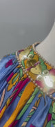 Azure Multicolor Tassel Printed Palazzo Ensemble