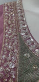 Dusty Mauve Olive Jewel Palazzo Set