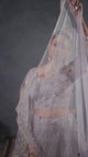 Champagne Blush Embroidered Lehenga – Regal Radiance with Handcrafted Detailing