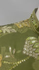 Olive Botanical Men's Kurta Trouser Set