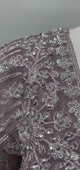 Mauve Silver Sequin Embroidered Lehenga Set