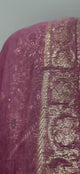 Dusty Rose Antique Gold Jewel Anarkali Set