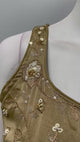 Olive Gold Embroidered Palazzo Set