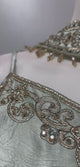 Pistachio Gold Embroidered Sharara Couture Ensemble