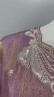 Mauve Gold Embroidered Sharara Set
