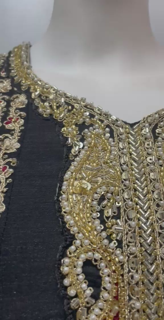 Black Ivory Embroidered Kurta Set