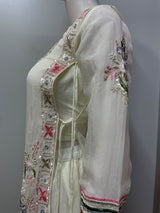 Ivory Blush Floral Palazzo Set